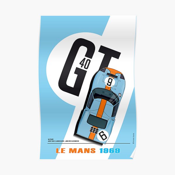 GT40 Ickx-Oliver Poster