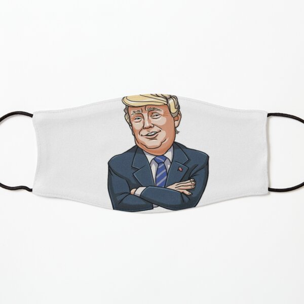 Donald trump cartoon Kids Mask