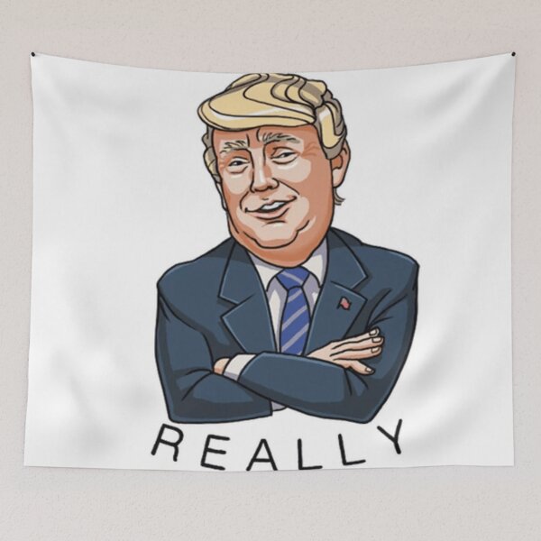 Item preview, Donald trump cartoon designed and sold by Info Bites.