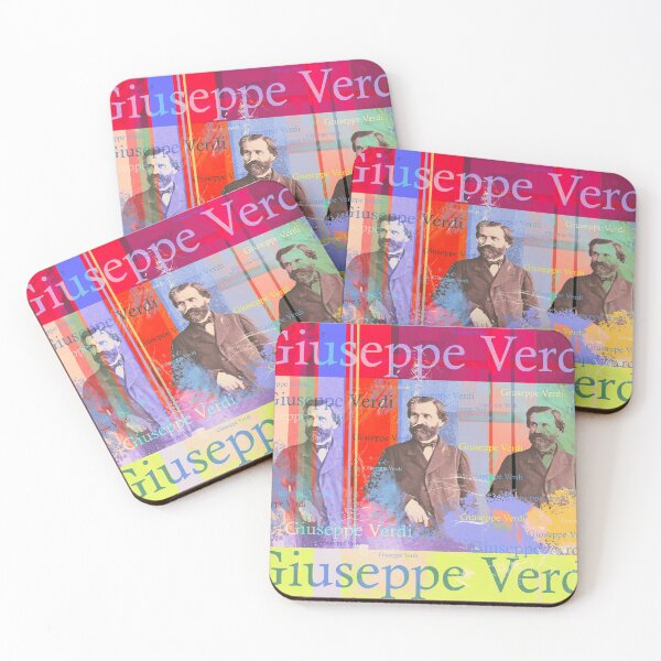 Item preview, elegant Giuseppe Verdi portrait, composer Italy designed and sold by Mauswohn.