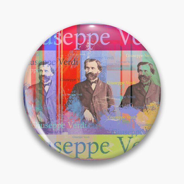 Item preview, elegant Giuseppe Verdi portrait, composer Italy designed and sold by Mauswohn.