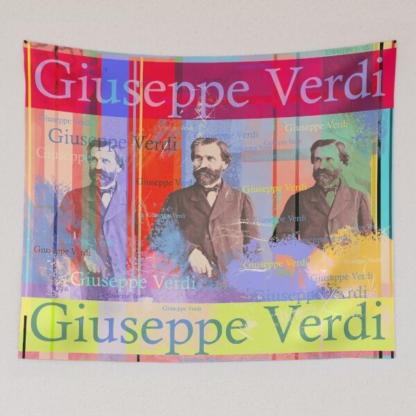 Item preview, elegant Giuseppe Verdi portrait, composer Italy designed and sold by Mauswohn.