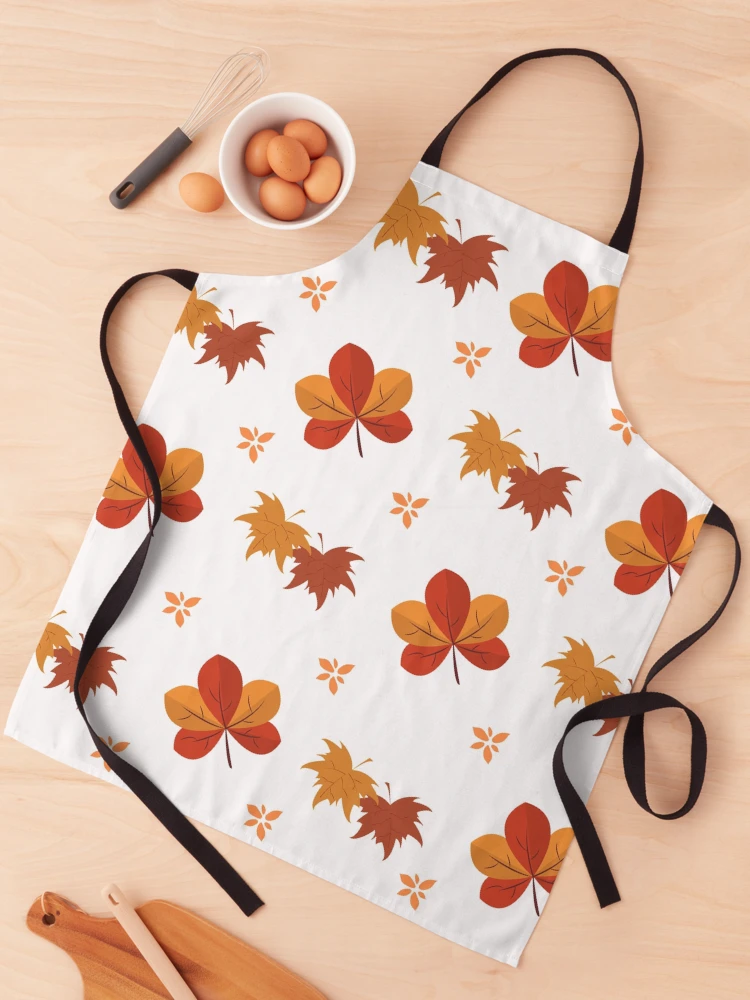 Thumbnail 1 of 6, Apron, Autumn leaf Pattern Design designed and sold by CreativTEES !.