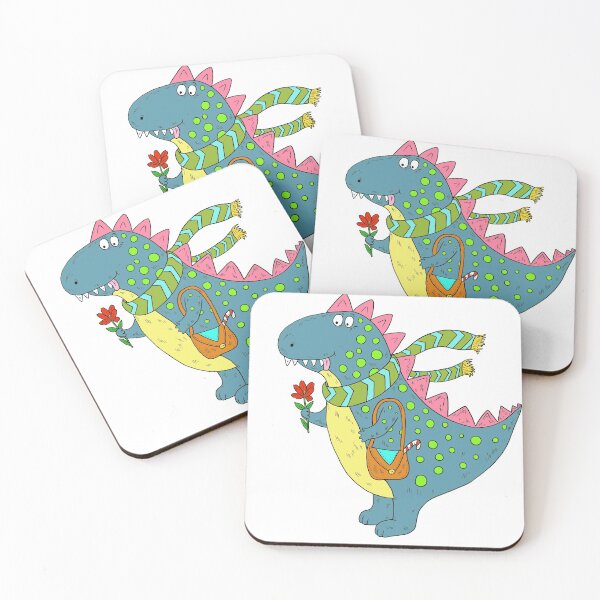 Item preview,  Cute and funny dinosaur. Vivid digital illustration. designed and sold by Yovin11.