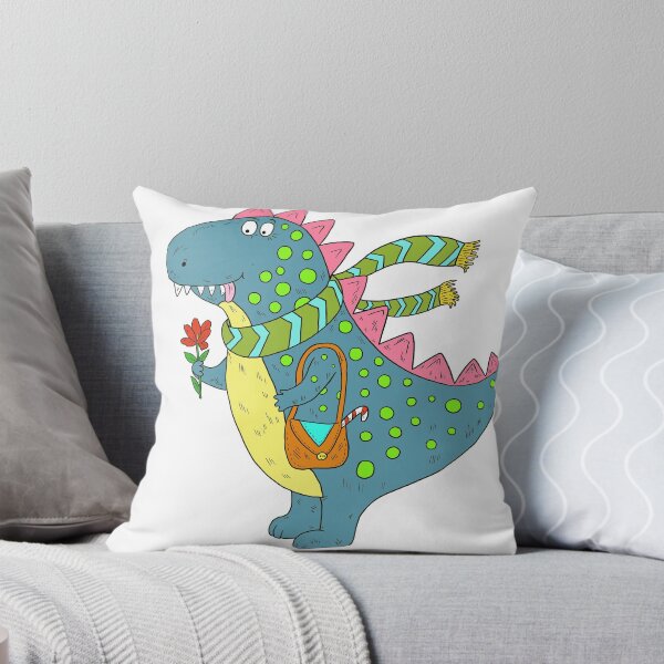 Item preview,  Cute and funny dinosaur. Vivid digital illustration. designed and sold by Yovin11.