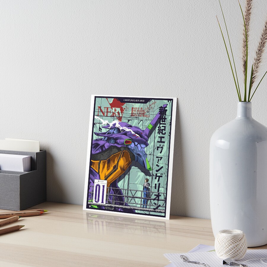 Neon Genesis Evangelion Evangelion Unit 01 Art Board Print For Sale By Myouism Redbubble 1870