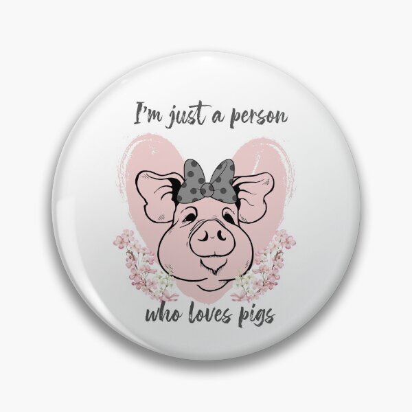 Item preview, I'm Just A Person Who Loves Pigs designed and sold by autlu.