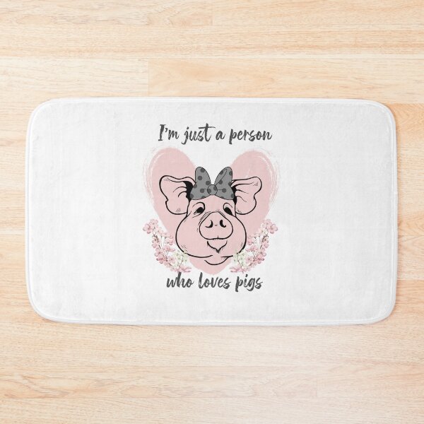 Item preview, I'm Just A Person Who Loves Pigs designed and sold by autlu.