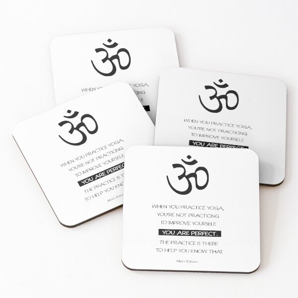 Item preview, Insporational Yoga Quote. You are perfect. minimal art canvas designed and sold by Ienso.