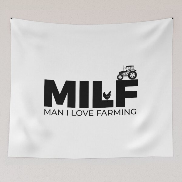 Item preview, MILF Man I LOVE Farming Farmer Design designed and sold by KunKhalil.
