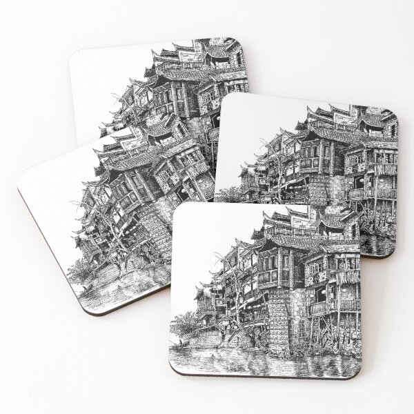 Item preview, Old houses in Fenghuang county in Hunan, China. designed and sold by Shoroveart.