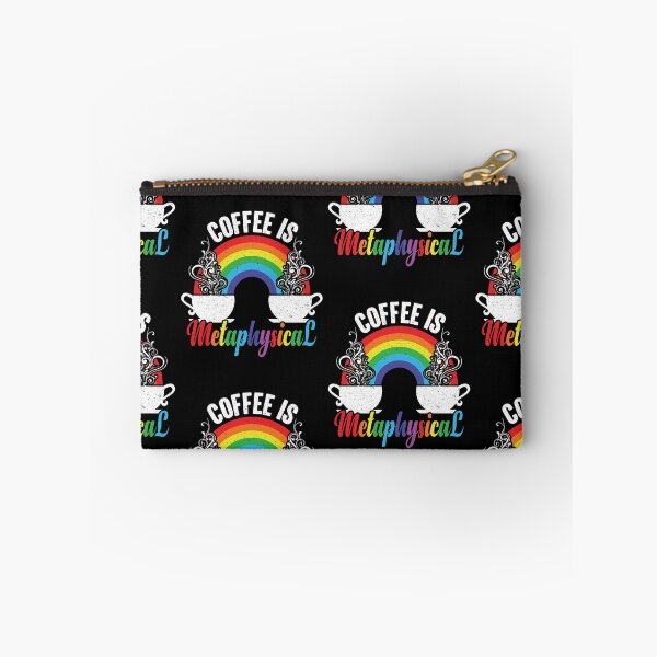 Item preview, Coffee Is Metaphysical - Steaming Java Under The Rainbow designed and sold by GravitiTees.