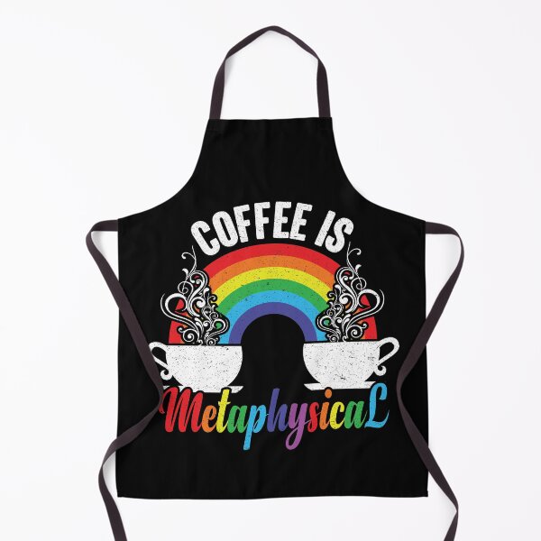Item preview, Coffee Is Metaphysical - Steaming Java Under The Rainbow designed and sold by GravitiTees.