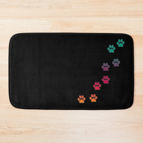 Item preview, Rainbow paws tracks - pets designed and sold by MadandMean.