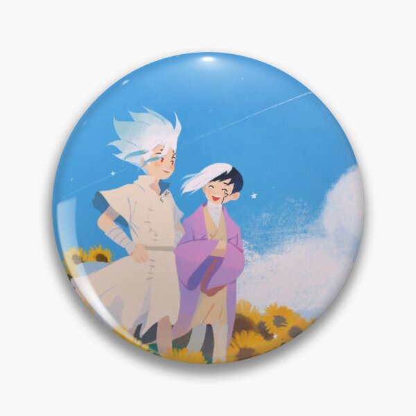 DR. STONE Senku Ishigami and Gen Asagiri Pin