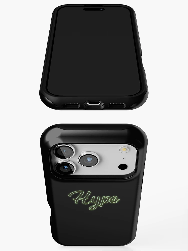 Thumbnail 3 of 4, iPhone Case, Neon 3D Lettering designed and sold by TopBaseline.
