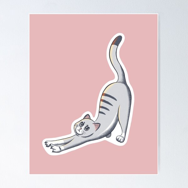 Item preview, yoga cat designed and sold by Caitlin Turner.