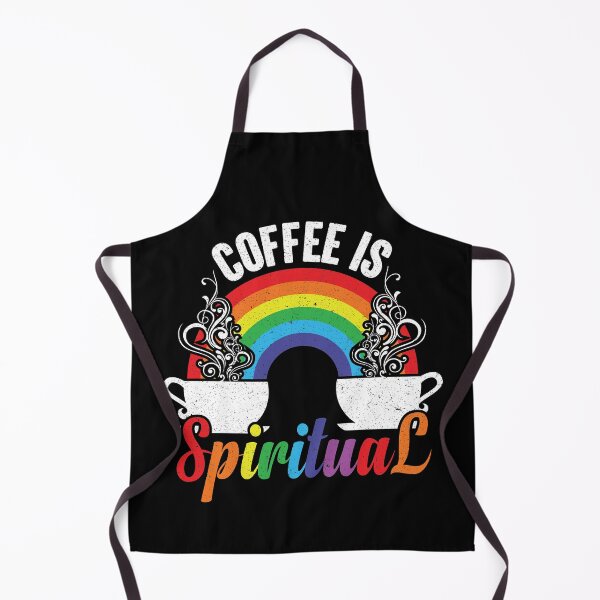 Item preview, Coffee Is Spiritual - Steaming Java Under The Rainbow designed and sold by GravitiTees.