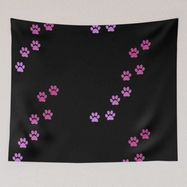 Item preview, Pink paw prints cute cat dog pet lover designed and sold by MadandMean.