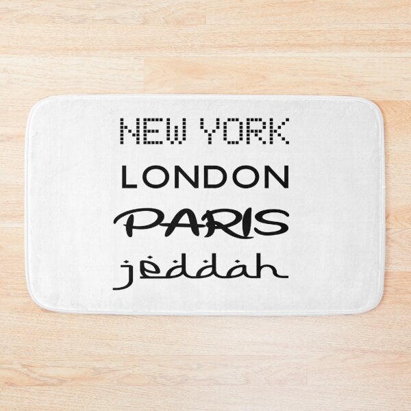 Item preview, New York, London, Paris, Jeddah designed and sold by Twenty Twenty Visions.