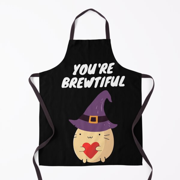 Item preview, You're Brewtiful Witch Cat Shirt designed and sold by SnowballStep.
