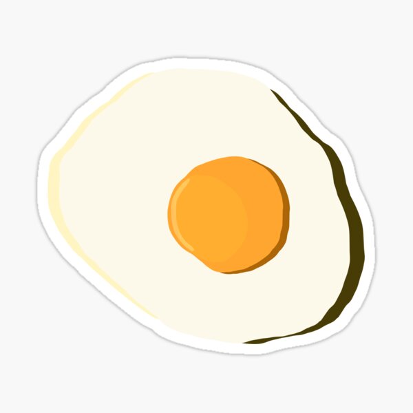 Digital Hand Drawn Morning Egg Sticker