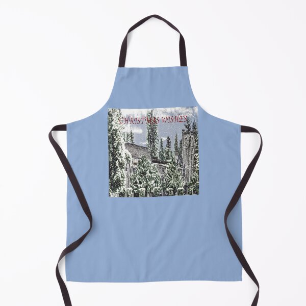 Item preview, The historic Dunkeld Cathedral in winter. Christmas Wishes designed and sold by IslesArt.