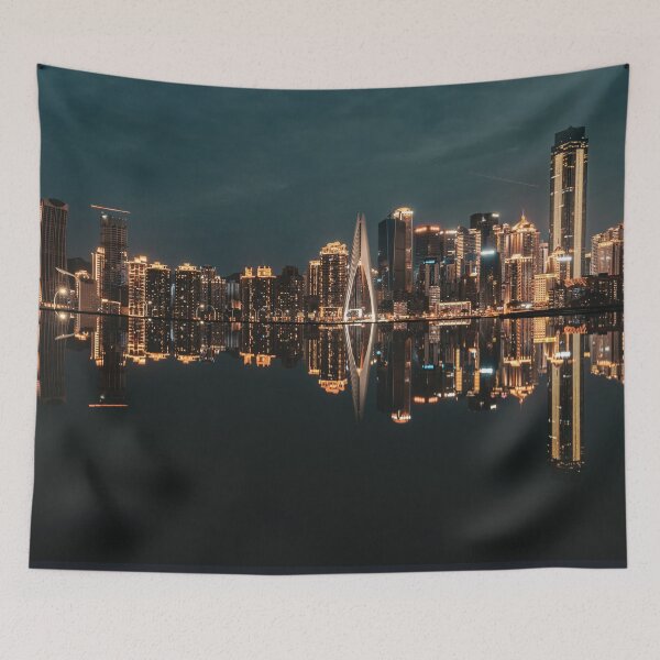 Item preview, Chongqin, beautiful Chinese city view.  designed and sold by 2AcesDesign.