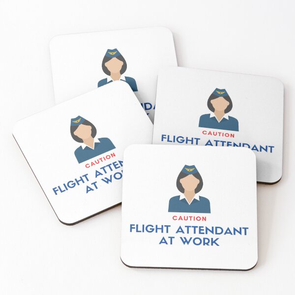 Item preview, CAUTION: Flight Attendant (Cabin Crew) at Work designed and sold by jetmike.