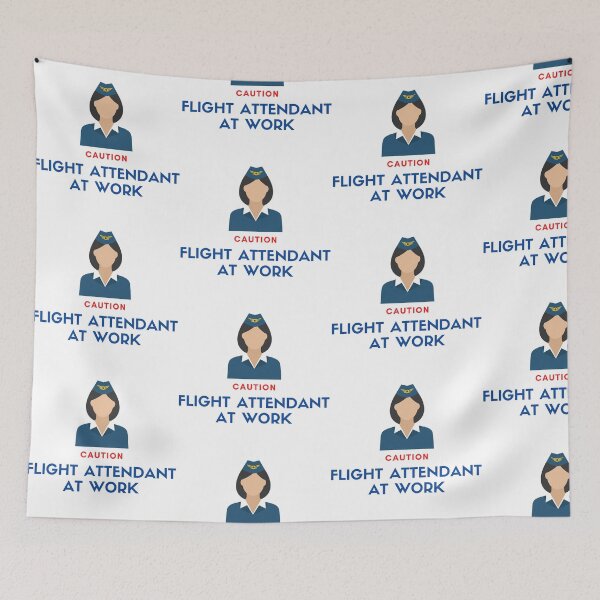 Item preview, CAUTION: Flight Attendant (Cabin Crew) at Work designed and sold by jetmike.