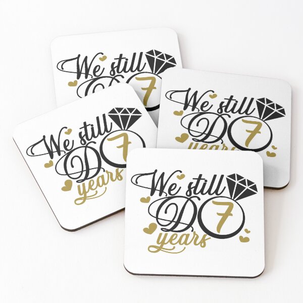Item preview, We still do 7 years. 7th anniversary designed and sold by mintandbeer.