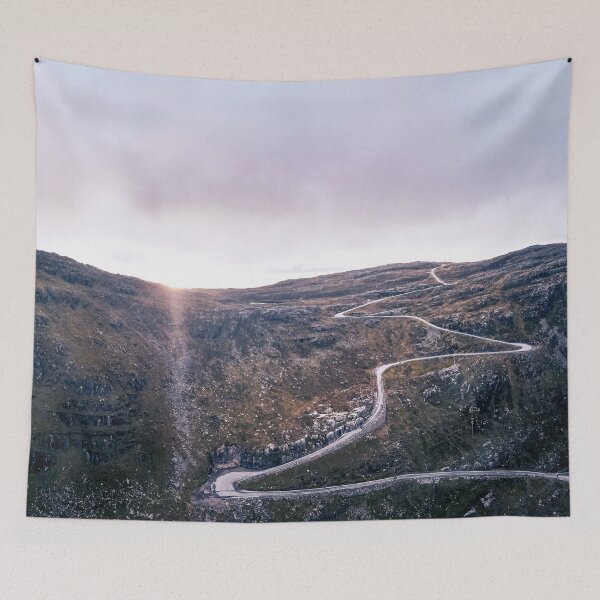 Item preview, Memories of The Country Side Sunset With The Mountain View designed and sold by Style-November.