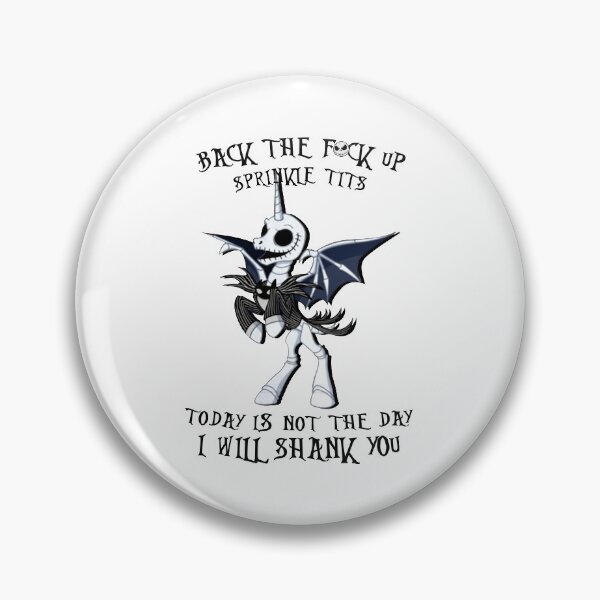 Item preview, Jack Skellington Unicorn Back The Fuck Up designed and sold by MattHouse99.