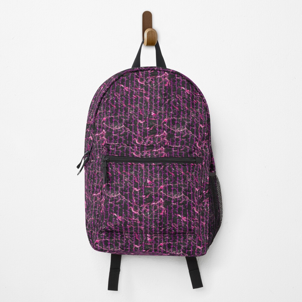 pink marble backpack