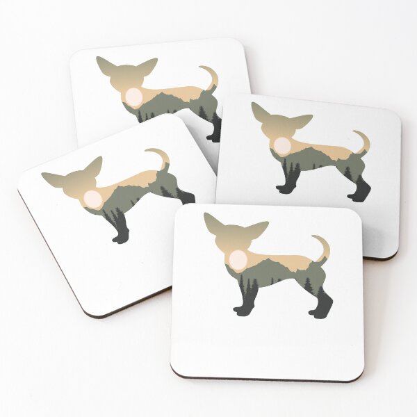 Item preview, chihuahua dog forest mountain sunset gift designed and sold by alaechamlal.