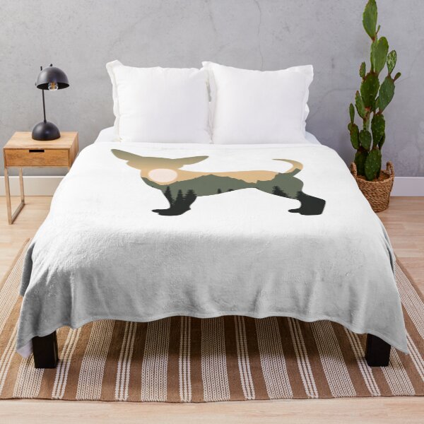 Item preview, chihuahua dog forest mountain sunset gift designed and sold by alaechamlal.
