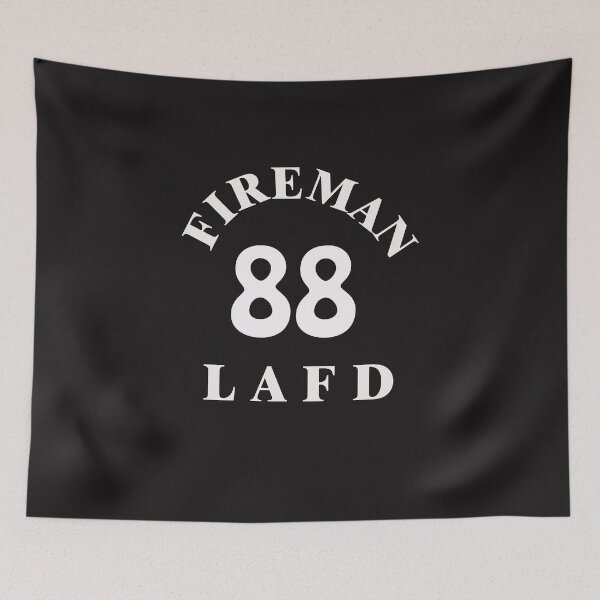 Item preview, LAFD FIREMAN 88 DESIGN designed and sold by YueHeng Creates ⭐⭐⭐⭐⭐.