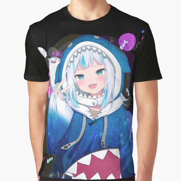 Vtuber星川サラアニメTシャツフルグラフィックTシャツ
