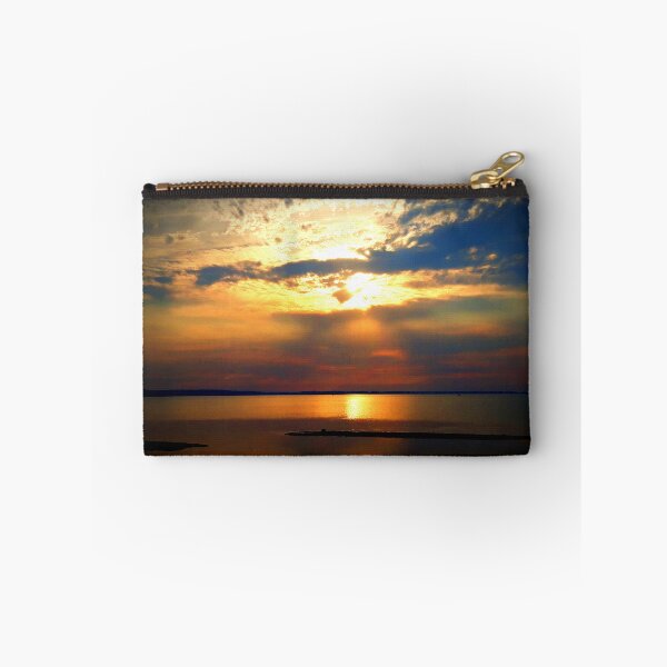 Item preview, Suset over a calm lake designed and sold by MimiSandell.