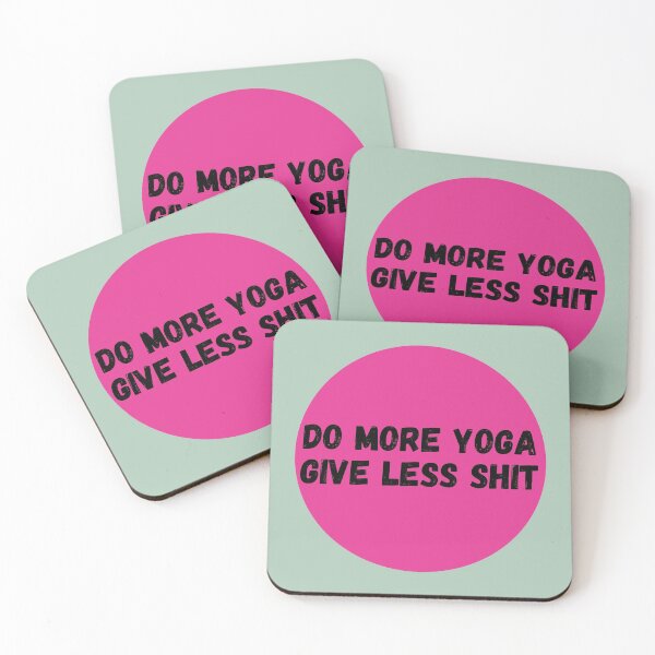Item preview, DO MORE YOGA,GIVE LESS SHIT. designed and sold by vibrants-Design.