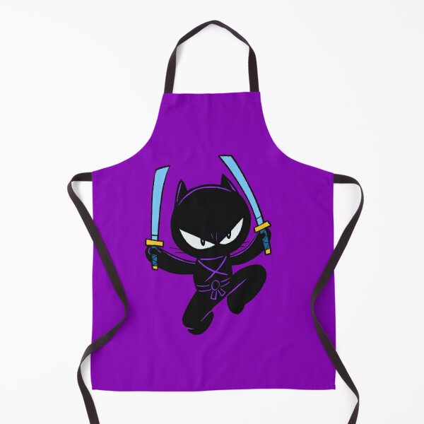 Ninja Aprons Redbubble - roblox ninja simulator rainbow sword