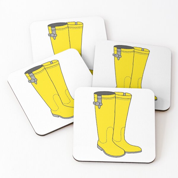 Item preview, Yellow rain boots designed and sold by adesignworld.