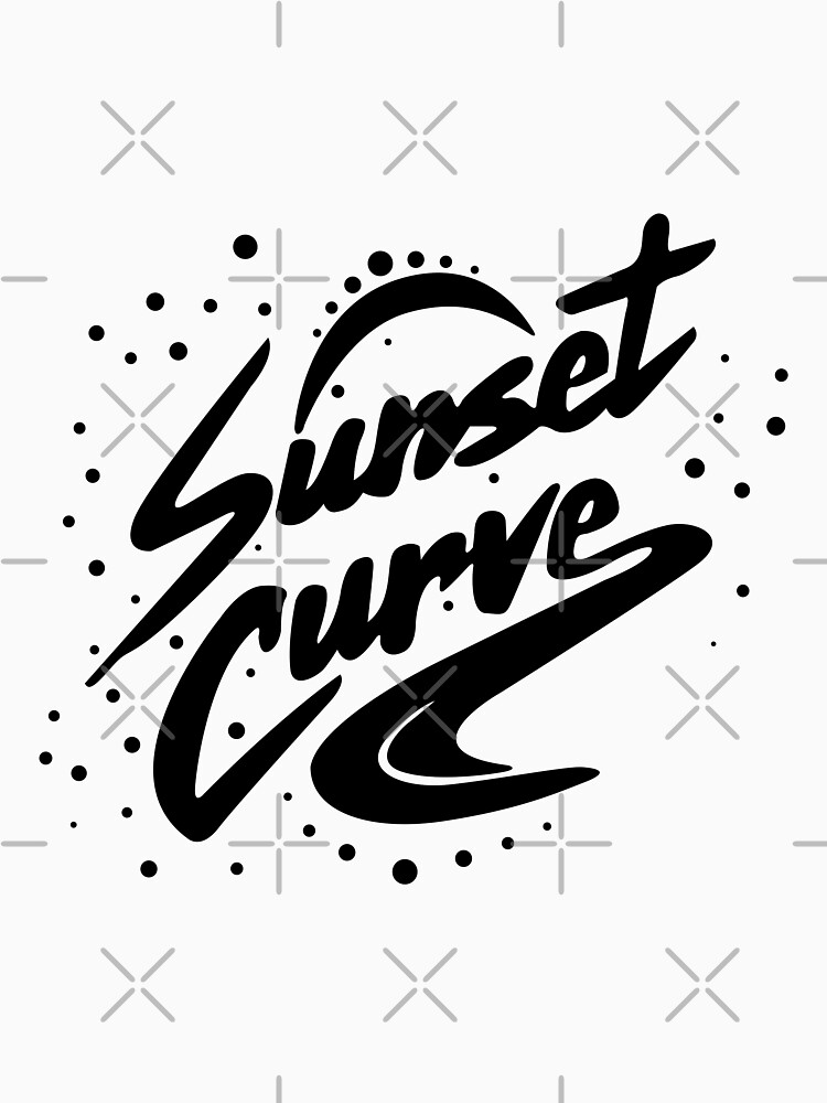 "sunset curve band ." T-shirt by iTeeDesign | Redbubble
