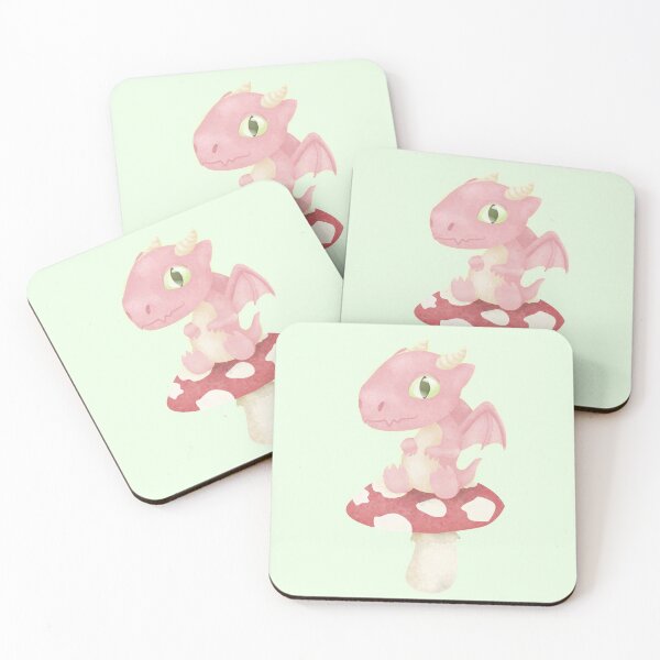 Item preview, Baby Dragon on a Mushroom designed and sold by TheFaeryGarden.