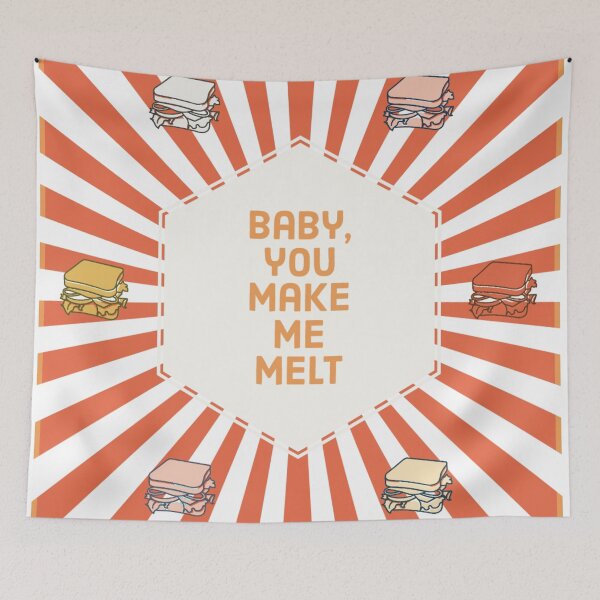 Item preview, Baby,You Make Me Melt designed and sold by Doodlehub.