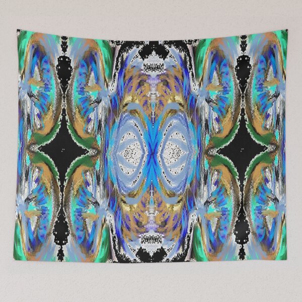 Artikelvorschau, Einzigartiges seltsames psychedelisches Abstracto, psychedelisches Arte Abstracto, abstraktes Kunstdesign entworfen und verkauft von Adri Barnard.