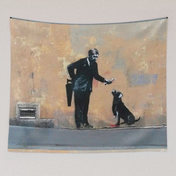 Item preview, Banksy - Give a Dog a Bone  designed and sold by WE-ARE-BANKSY.