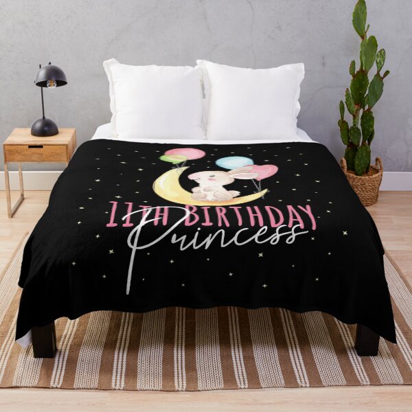 Item preview, 11th Birthday Princess Girl 11 Years Old Rabbit Lover B-Day design designed and sold by Grabitees.