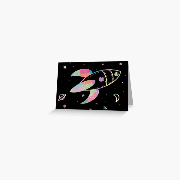 Rocket Greeting Card