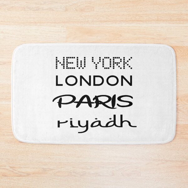 Item preview, New York, London, Paris, Riyadh! designed and sold by Twenty Twenty Visions.